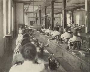 Photography 5. Workshop in Auburn Prison (1890)
Source: https://archive.org/details/reviewofreviewsw44newy/page/80/mode/1up?view=theater 
